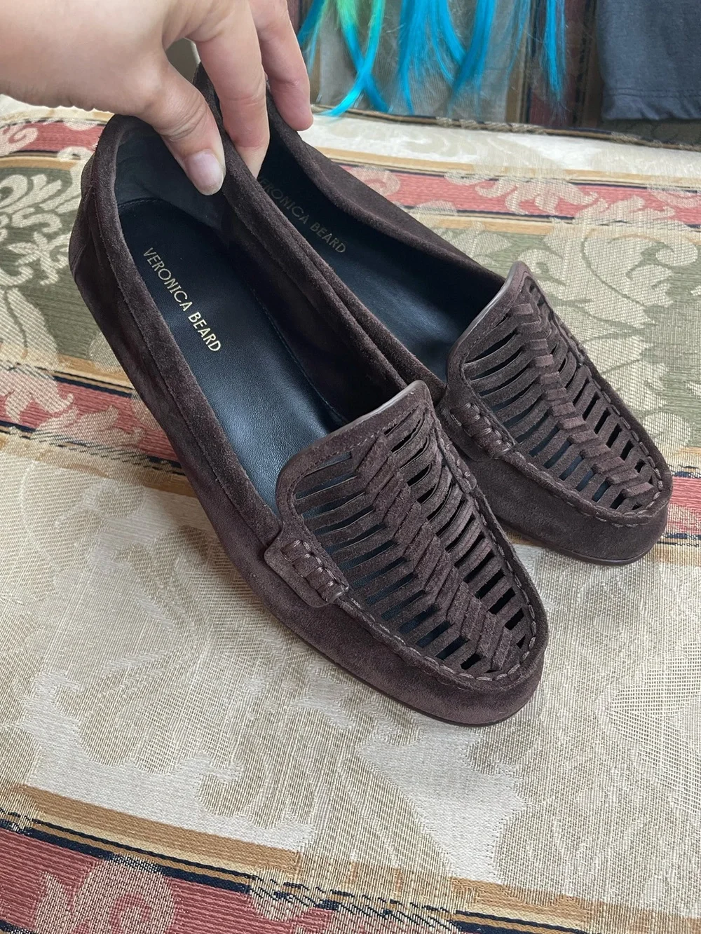Veronica Beard Cutout Loafer. Size 7 Women N12-19